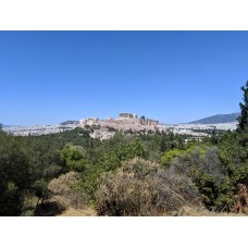Acropolis with Parthenon and cityscape